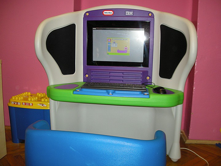 Komputer IBM w przedszkolu