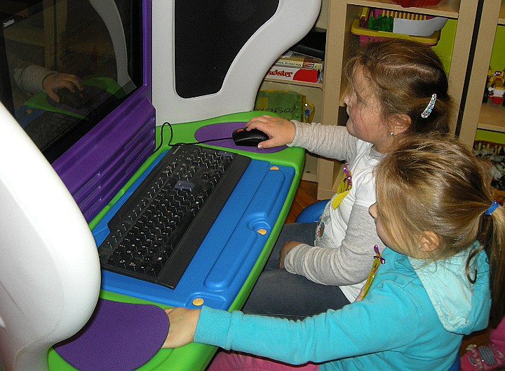 Komputer IBM w przedszkolu