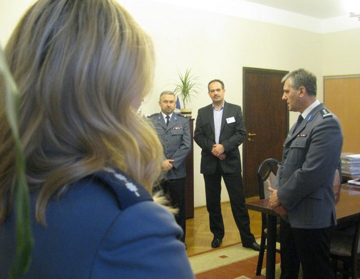 Uroczystość w komendach policji