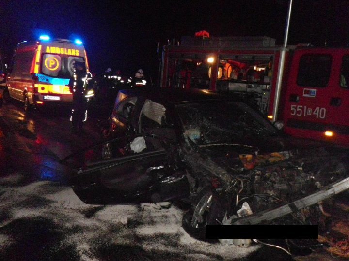 Wypadek w Komornikach