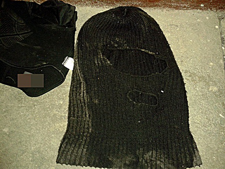 Przedmioty, które znaleźli funkcjonariusze w bagażniku