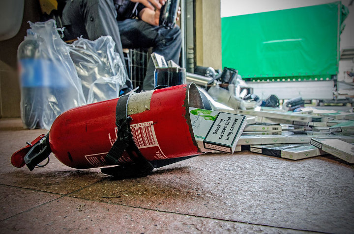 Przykłady papierosowego szmuglu