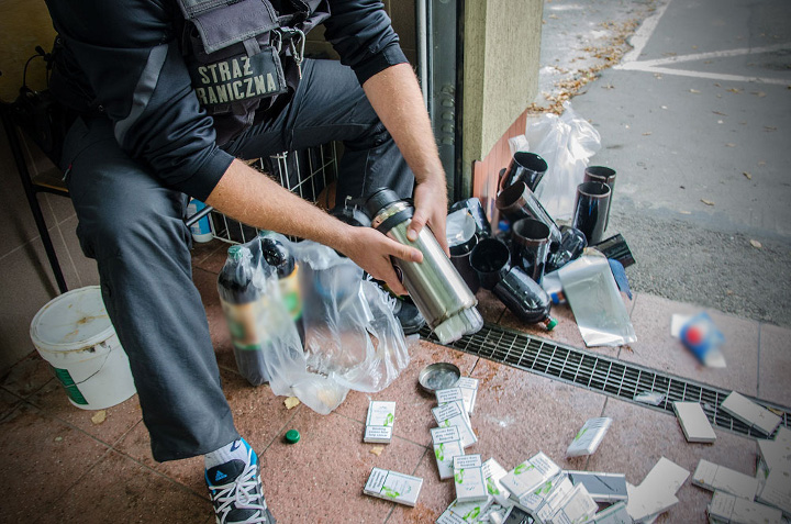 Przykłady papierosowego szmuglu