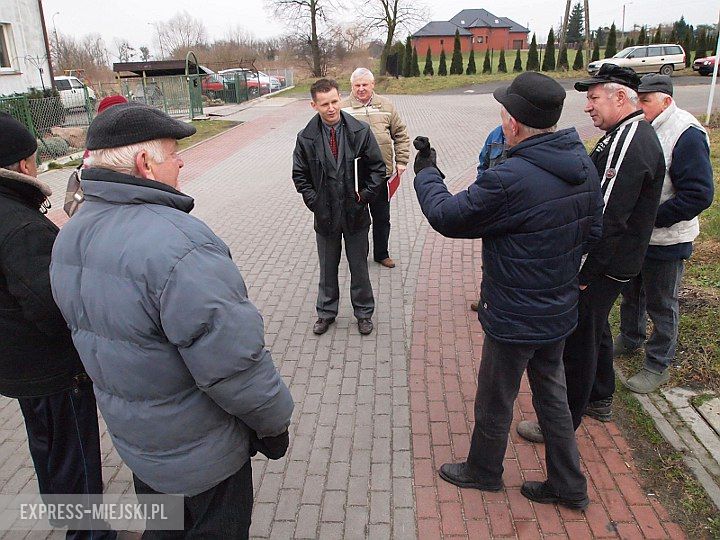 Ulica Kolonia Cukrowa. Spotkanie wójta z mieszkańcami