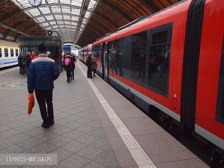 Pociąg relacji Wrocław - Drezno