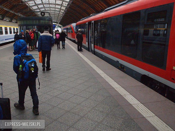 Pociąg relacji Wrocław - Drezno