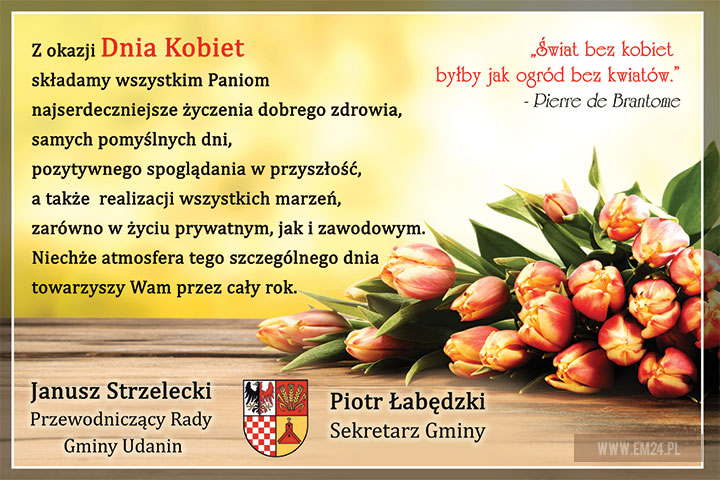 Życzenia w Dniu Kobiet