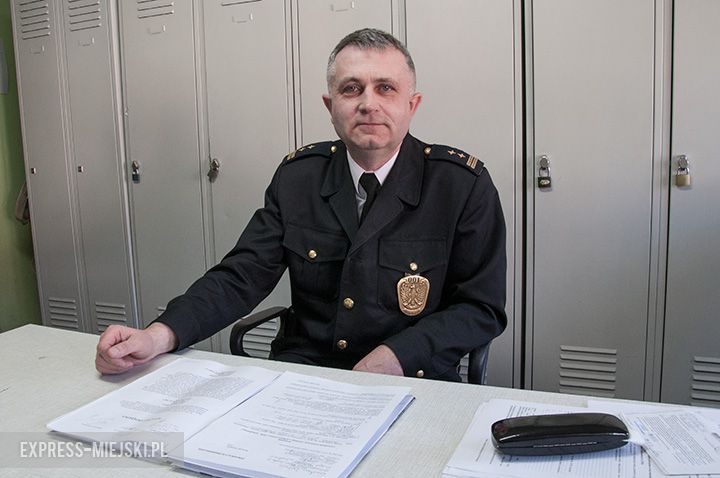 Gustaw Dobosz, komendant średzkiej straży miejskiej