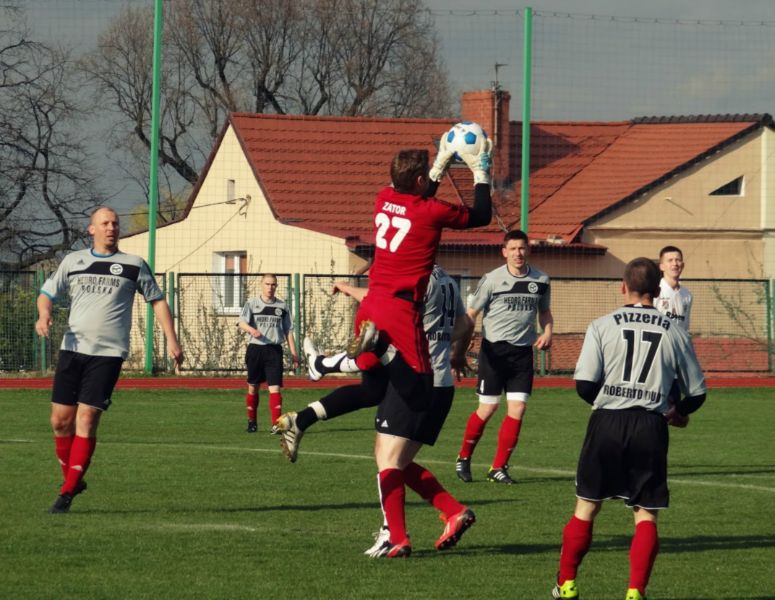 Średzianie tylko zremisowali 1:1 z Orłem Sadków, choć do przerwy prowadzili 1:0 po golu Marcina Kula