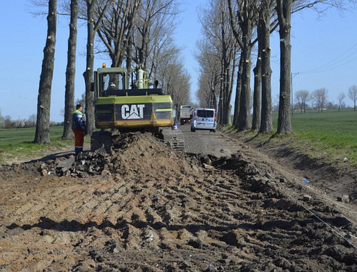 Prace na odcinku są wykonane w 30 procentach