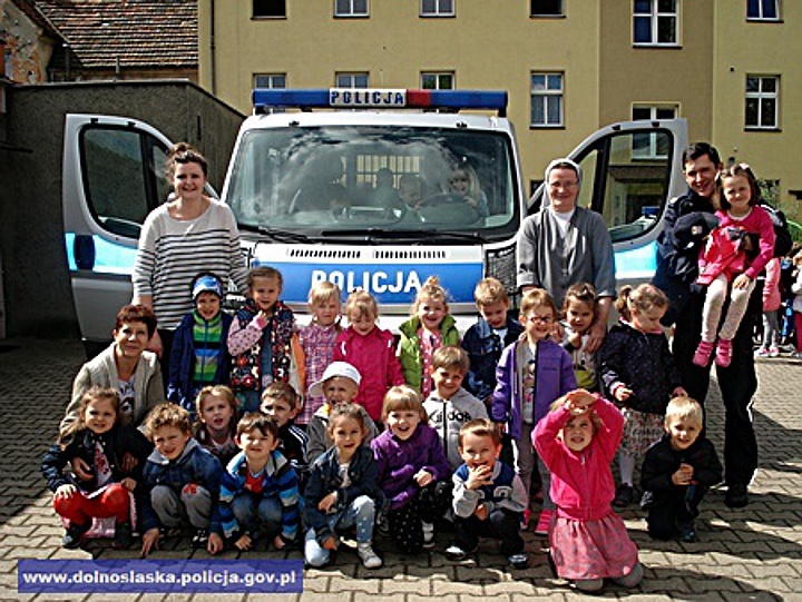 Wizyta mundurowych w przedszkolu