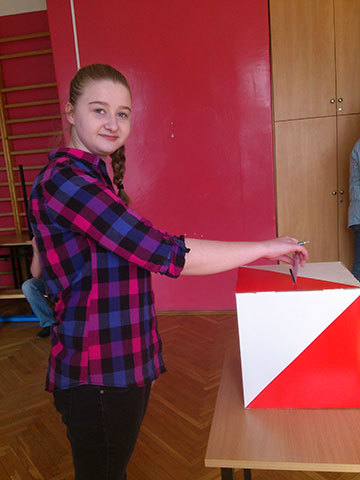 Gimnazjaliści wybierają prezydenta