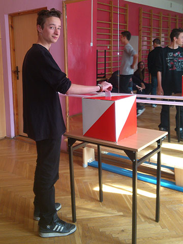 Gimnazjaliści wybierają prezydenta