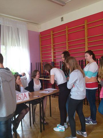 Gimnazjaliści wybierają prezydenta