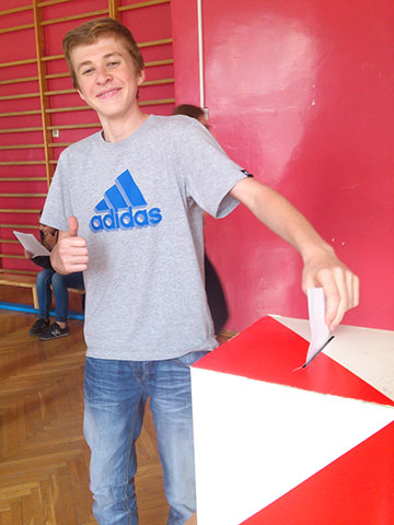 Gimnazjaliści wybierają prezydenta