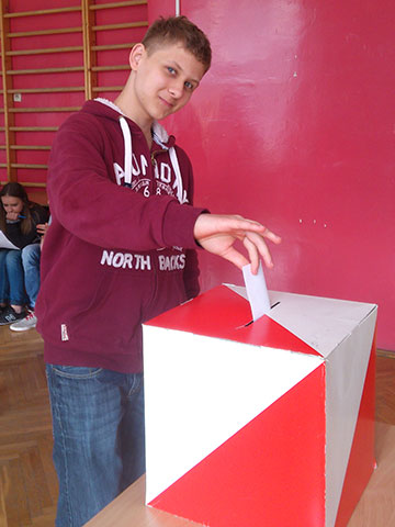 Gimnazjaliści wybierają prezydenta