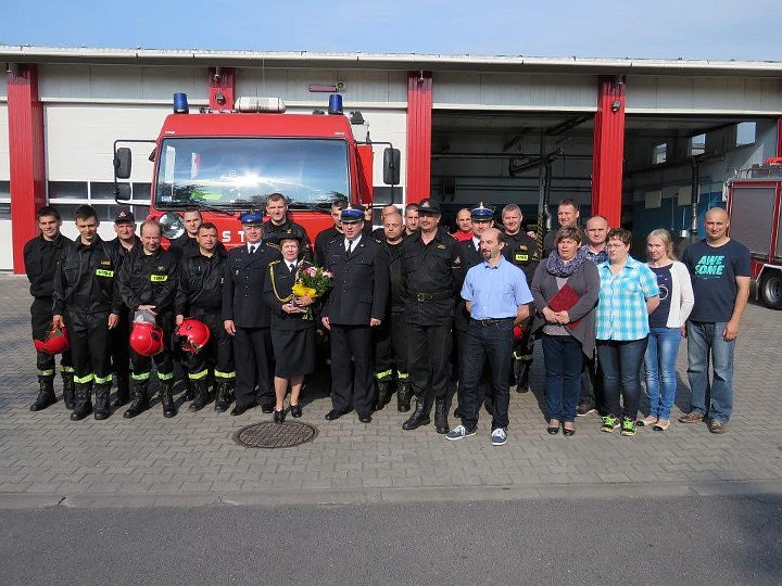 Zwiedzanie remizy i pokaz sprzętu