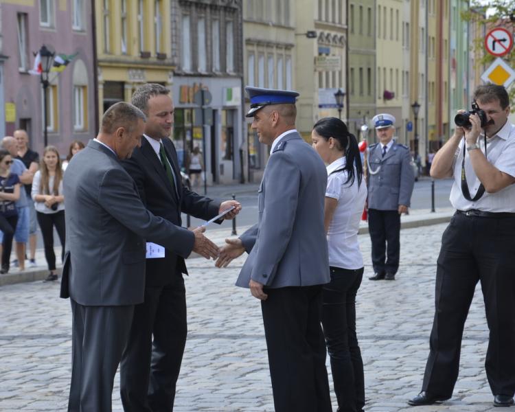 Obchody Święta Policji w centrum miasta