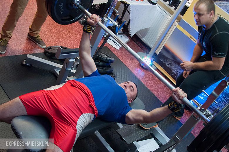 Otwarte Mistrzostwa Powiatu Średzkiego Mężczyzn w Wyciskaniu Sztangi Leżąc