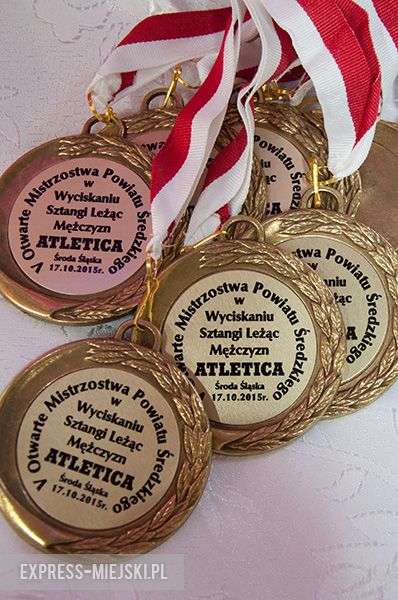 Otwarte Mistrzostwa Powiatu Średzkiego Mężczyzn w Wyciskaniu Sztangi Leżąc