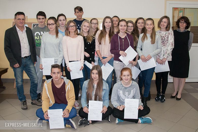 Uczniowie ze najwyższą średnią w szkole