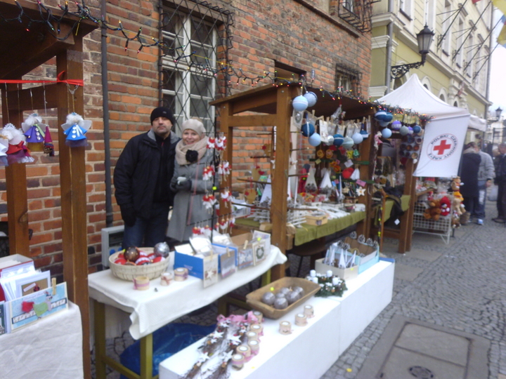 PCK podczas kiermaszu bożonarodzeniowego