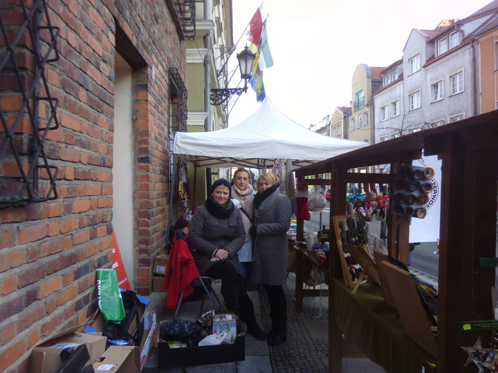 PCK podczas kiermaszu bożonarodzeniowego