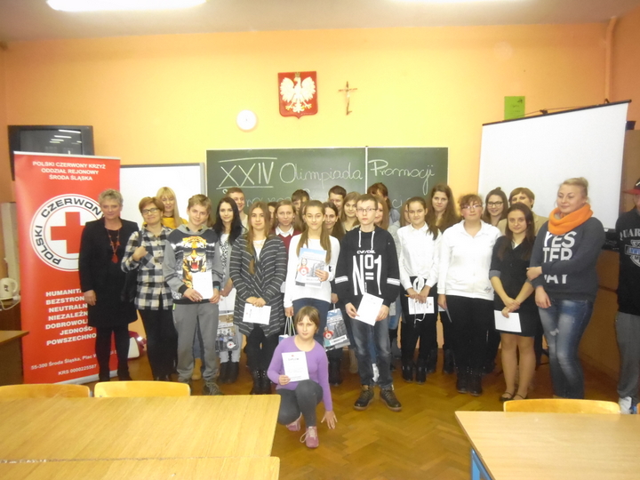 W etapie rejonowym wzięło udział 24 uczniów