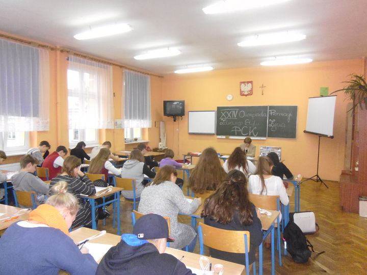 W etapie rejonowym wzięło udział 24 uczniów