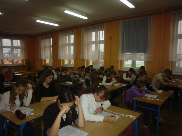 W etapie rejonowym wzięło udział 24 uczniów