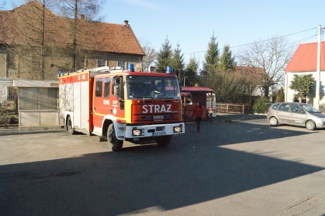 Akję przeprowadzili strażacy wraz ze średzką policją