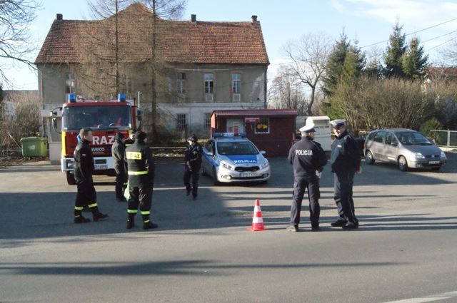 Akję przeprowadzili strażacy wraz ze średzką policją