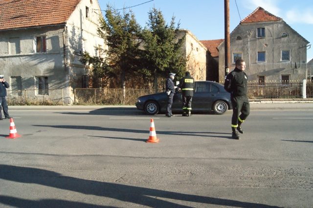 Akję przeprowadzili strażacy wraz ze średzką policją