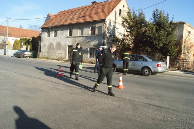 Akję przeprowadzili strażacy wraz ze średzką policją