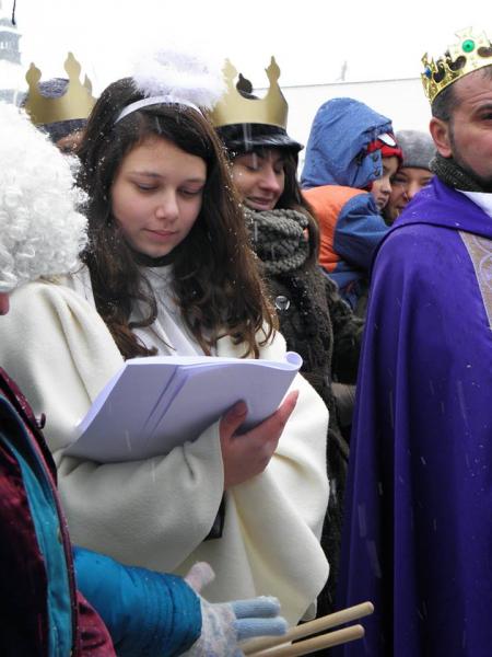 Mieszkańcy Miękini chętnie uczestniczyli w pochodzie