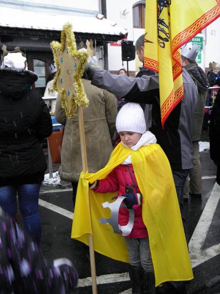 Mieszkańcy Miękini chętnie uczestniczyli w pochodzie