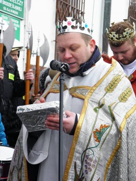Mieszkańcy Miękini chętnie uczestniczyli w pochodzie