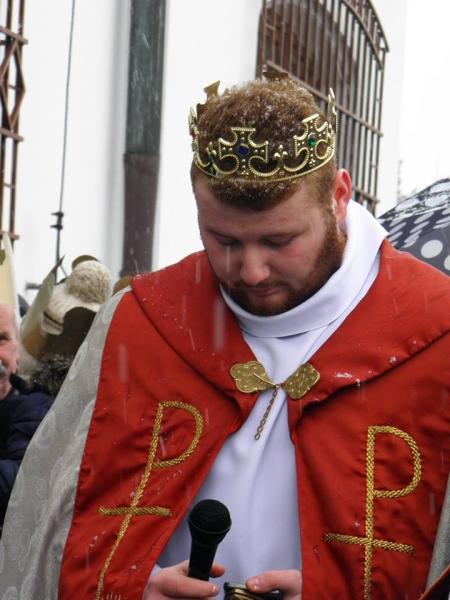 Mieszkańcy Miękini chętnie uczestniczyli w pochodzie