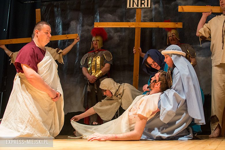 Męka Pańska w wykonaniu członków Środowiskowego Domu Samopomocy