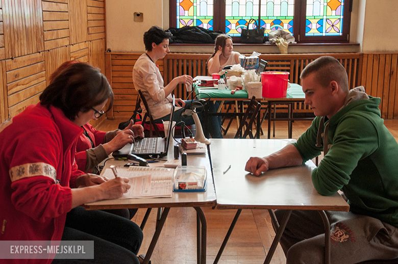 Zbiórka krwi w ratuszu