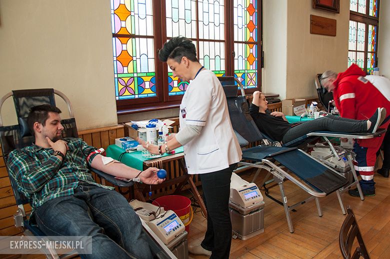 Zbiórka krwi w ratuszu