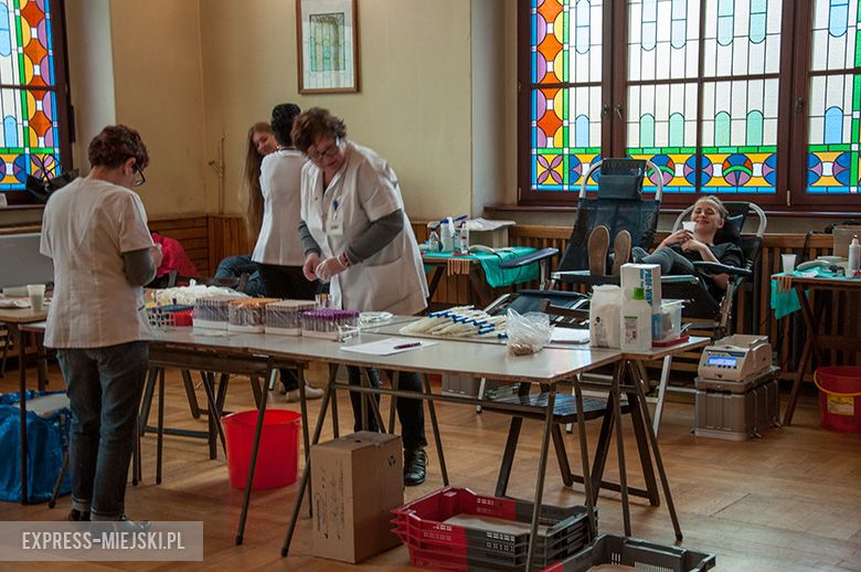 Zbiórka krwi w ratuszu