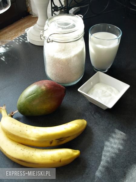 Koktajl banan z mango