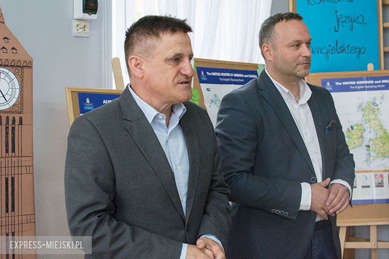 Tuż przed konkursem z języka angielskiego