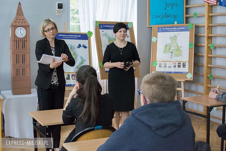 Tuż przed konkursem z języka angielskiego