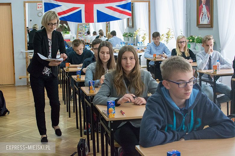 Tuż przed konkursem z języka angielskiego