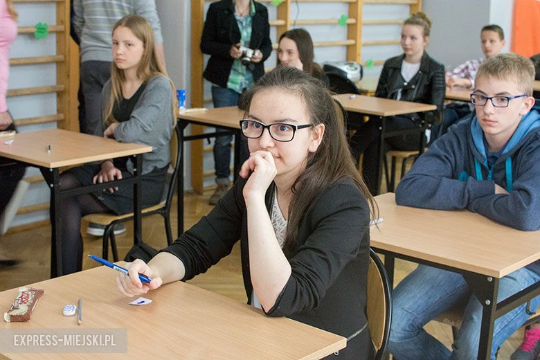 Tuż przed konkursem z języka angielskiego