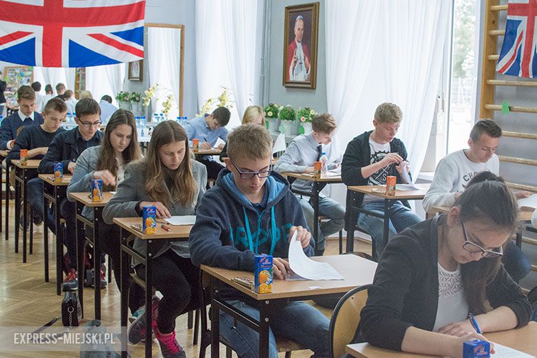 Tuż przed konkursem z języka angielskiego