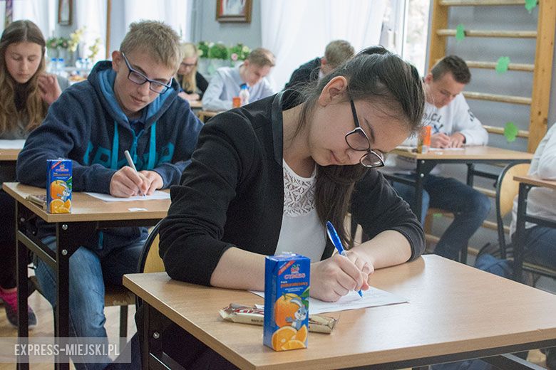 Tuż przed konkursem z języka angielskiego