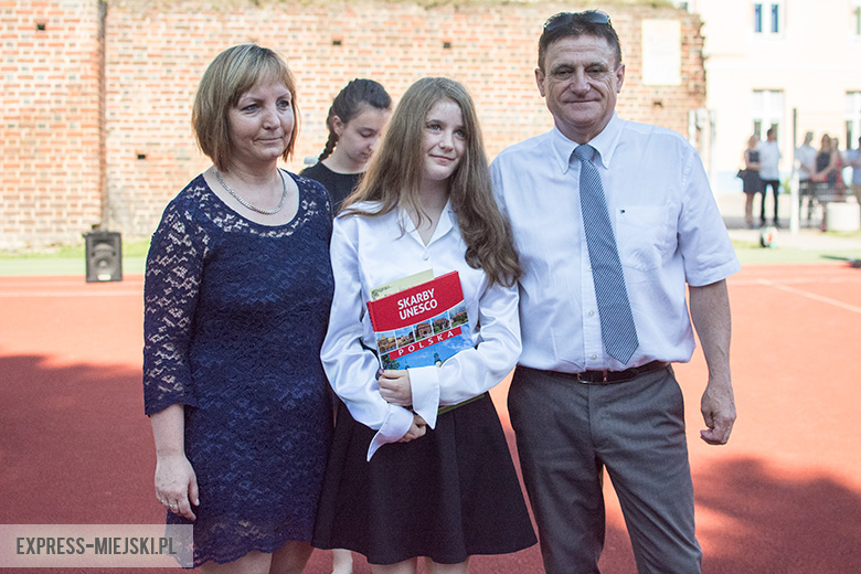 Zakończenie roku szkolnego w gimnazjum w Środzie Śląskiej